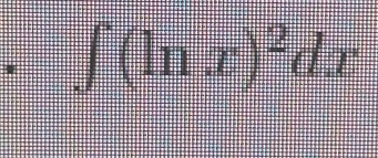 ∈t (ln x)^2dx