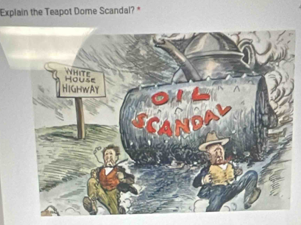 Explain the Teapot Dome Scandal? *