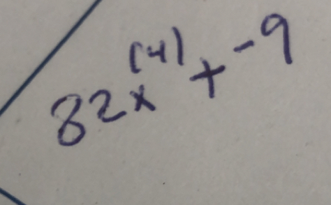 32x^((4))+-9