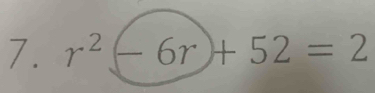 r^2(-6r)+52=2