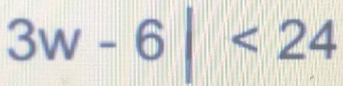 3w-6|<24</tex>