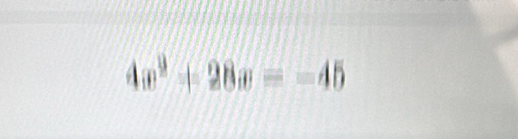 4w^2+28w=-45