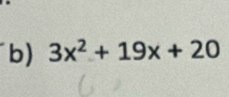 3x^2+19x+20