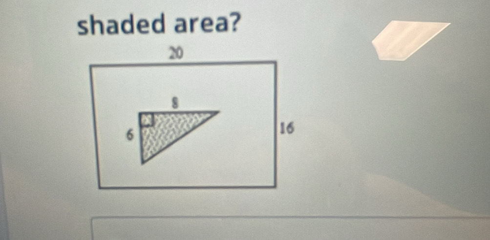 shaded area?