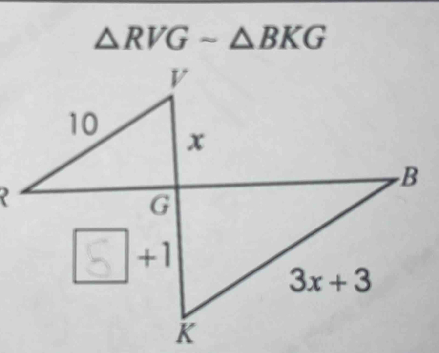 △ RVGsim △ BKG
?