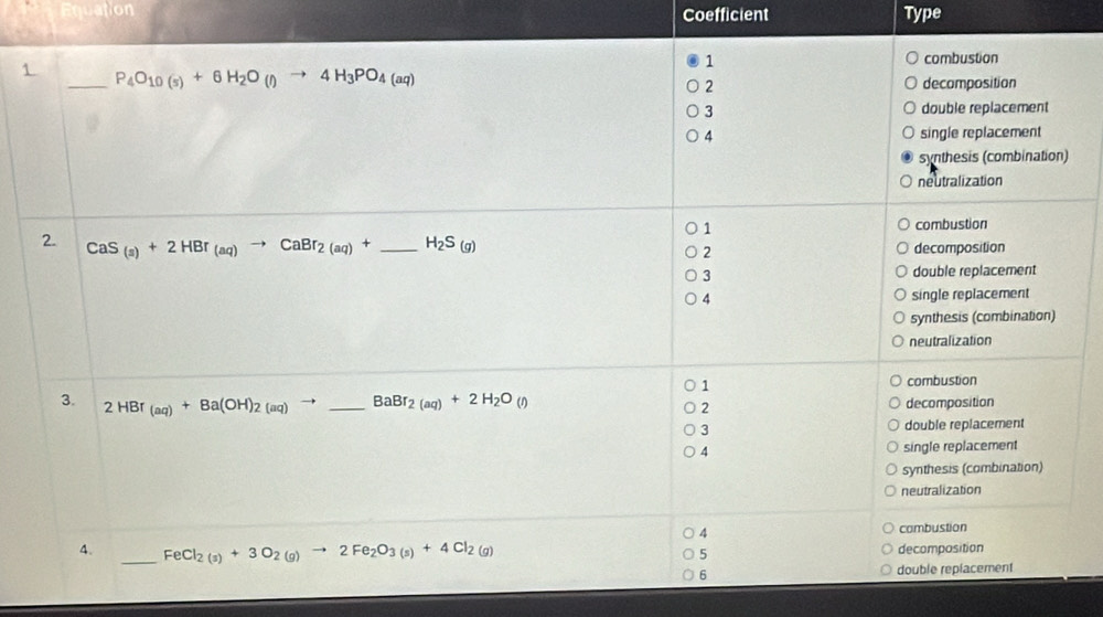 Coefficient Type
1