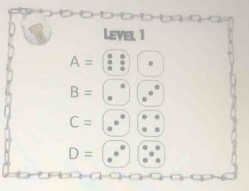 Level, 1
A=
B=
C=
D=