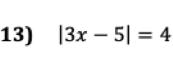 |3x-5|=4