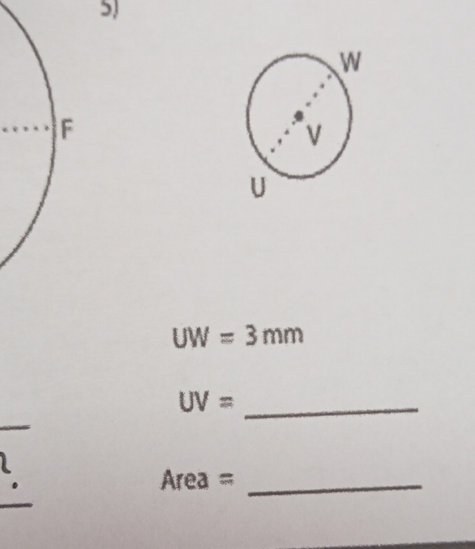 UW=3mm
UV= _ 
. 
_ Area=
_