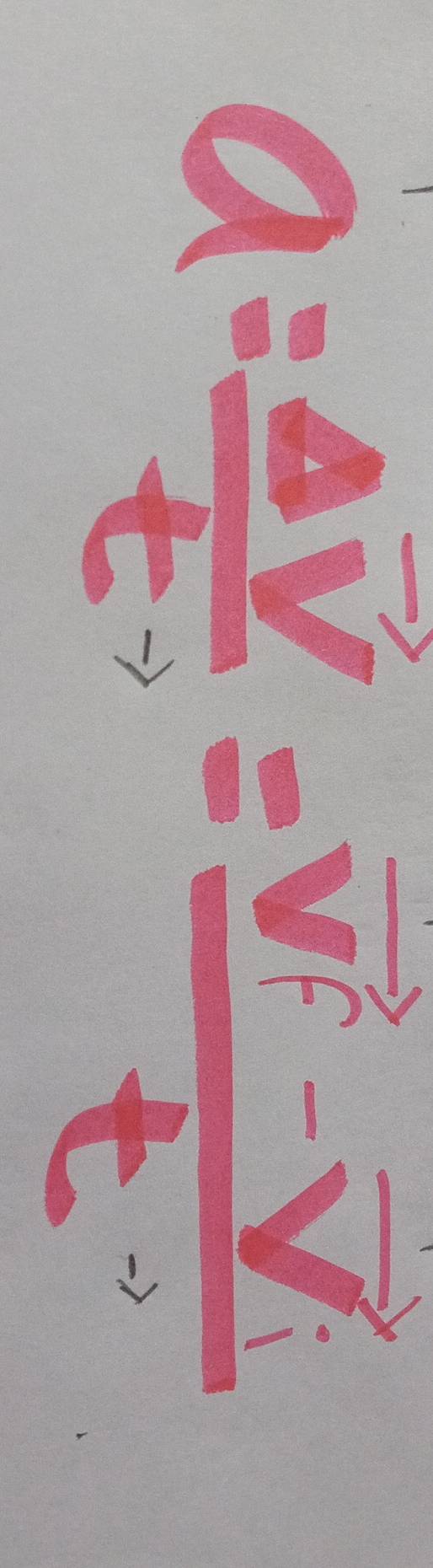 a= Delta V/t =frac vector f-vector -vector v_i