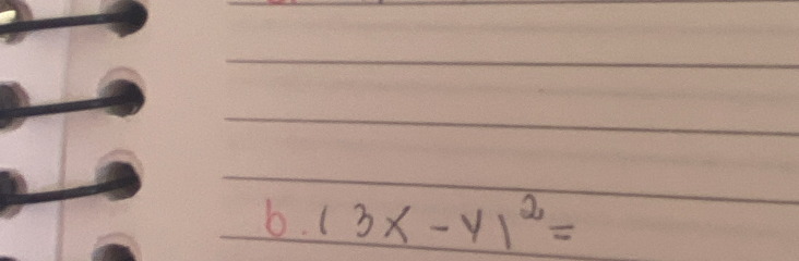 (3x-y)^2=