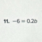 -6=0.2b