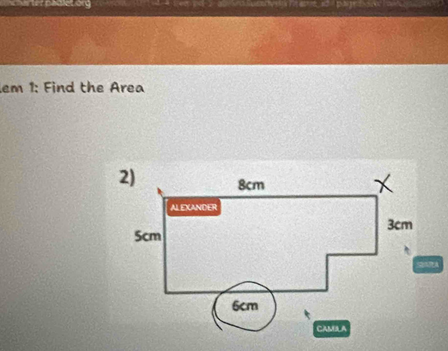 lem 1: Find the Area