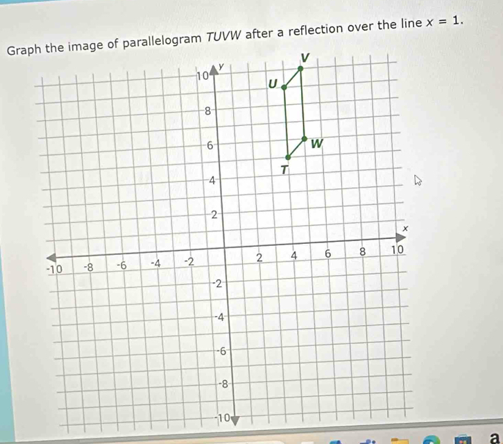 x=1.
a