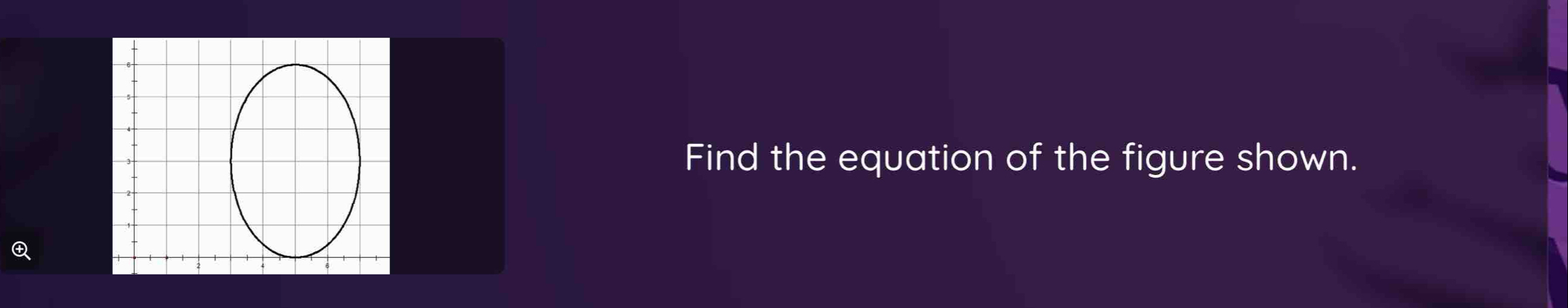 Find the equation of the figure shown.