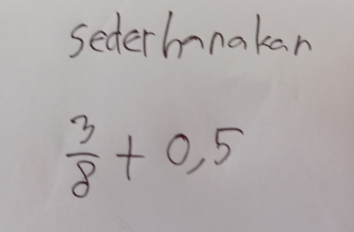 sedterhnakan
 3/8 +0,5