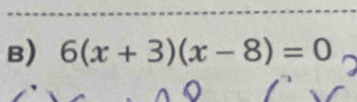 6(x+3)(x-8)=0