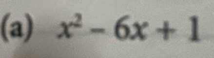 x^2-6x+1