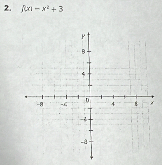 f(x)=x^2+3