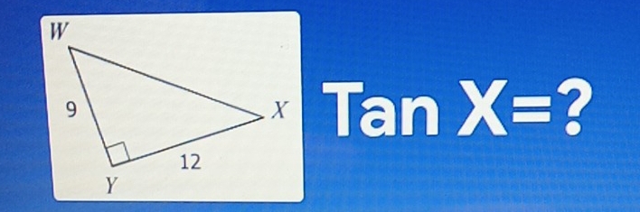 TanX= ?