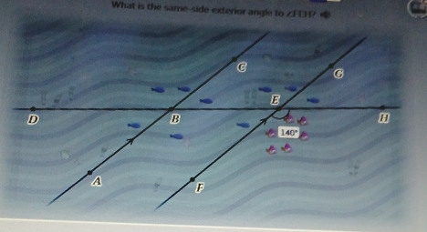 What is the same-side exterior angle to ∠ IDP