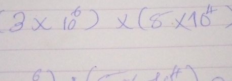 (3* 10^6)* (8* 10^4)