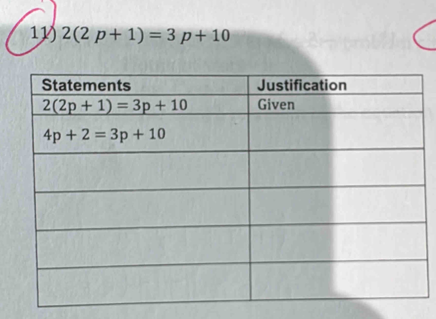 2(2p+1)=3p+10