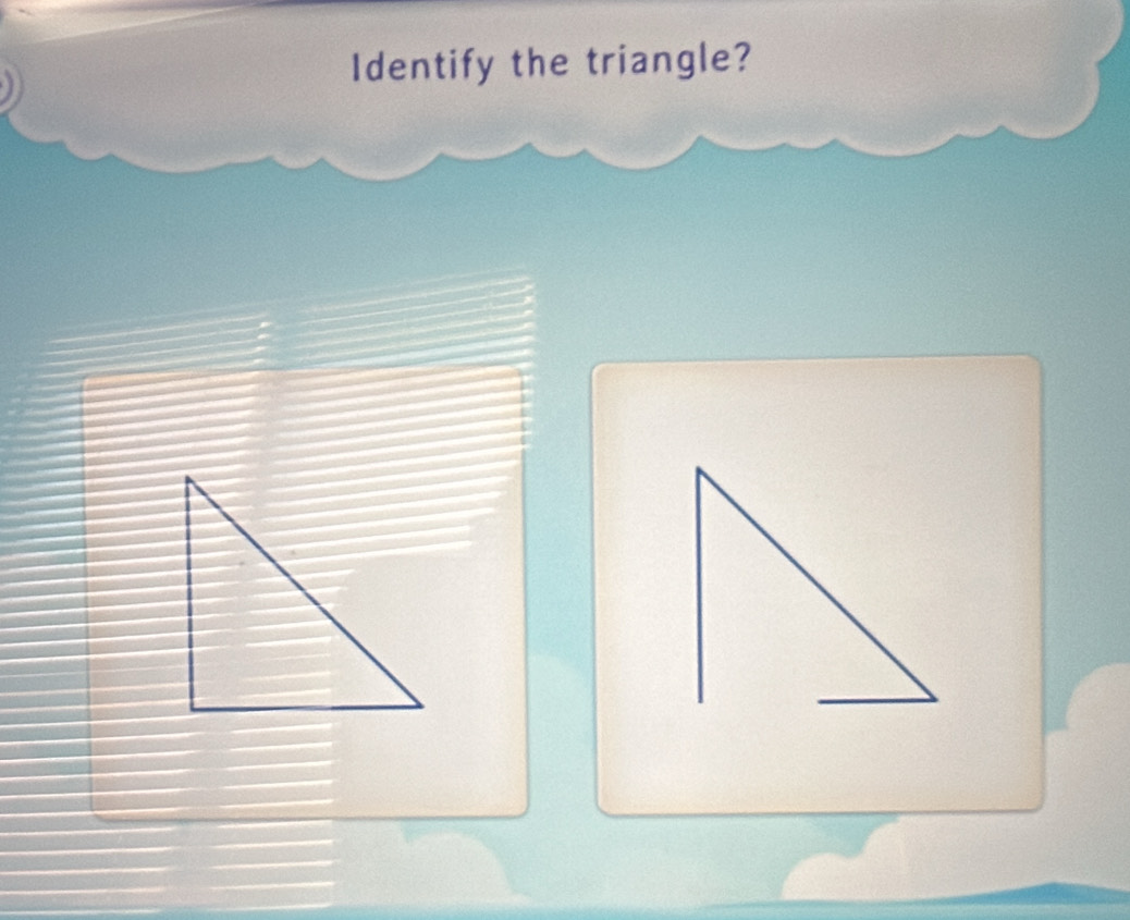 Identify the triangle?