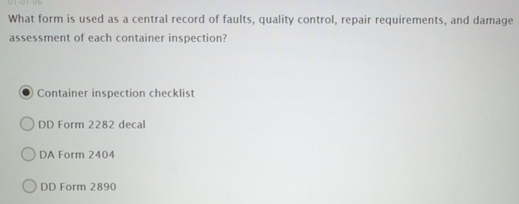 Gelöst:0 1 -0 1-06 What form is used as a central record of faults ...
