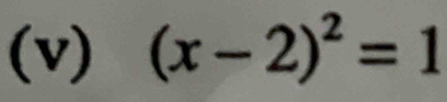 (x-2)^2=1