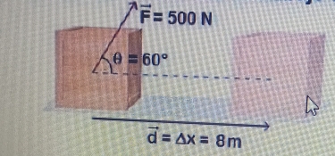 overline F=500N