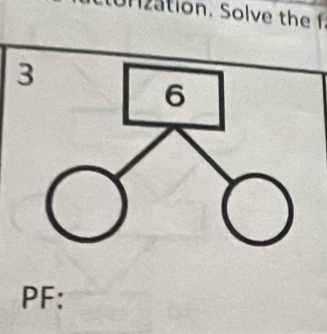 ation. Solve the f
PF :