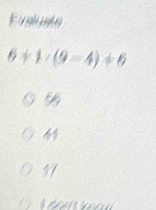 Eveluste
6+1· (9=4)+6
5
4