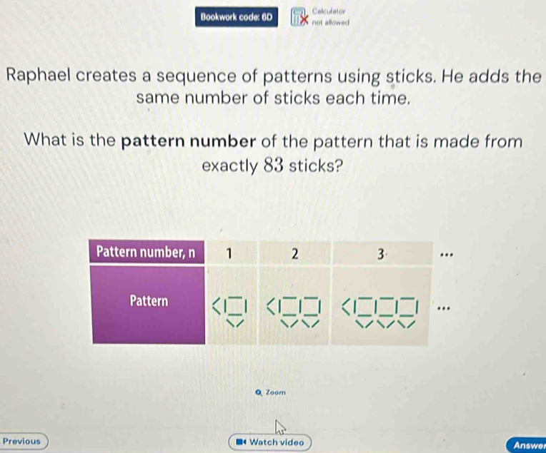 Solved: Calculator Bookwork code: 6D not allowed Raphael creates a ...