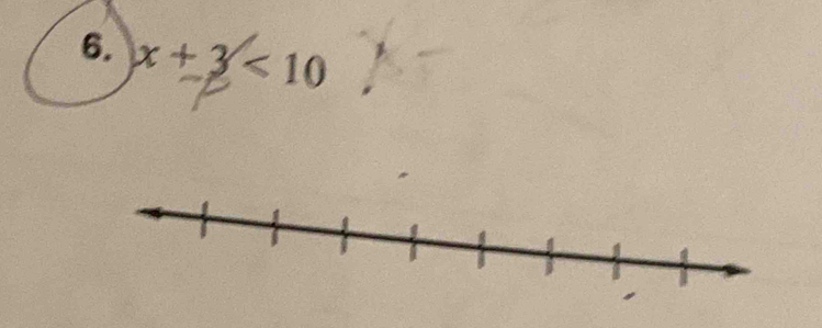 x+3<10</tex>