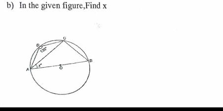 In the given figure,Find x