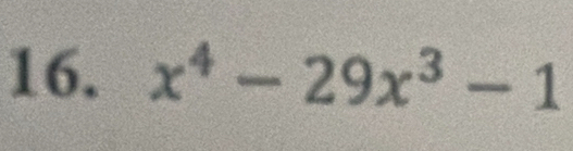 x^4-29x^3-1