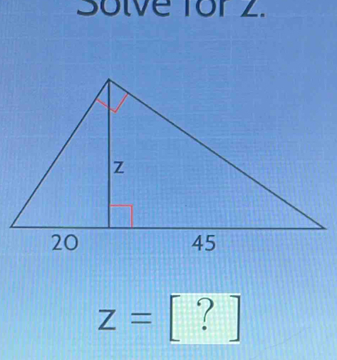 Solve Tor 2.
Z= [ ? ]