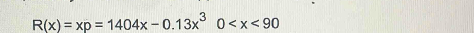 R(x)=xp=1404x-0.13x^30