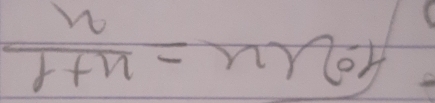 1.2ln = (n+1)/n 