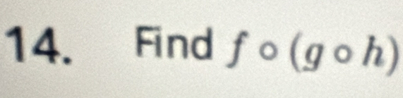 Find fcirc (gcirc h)