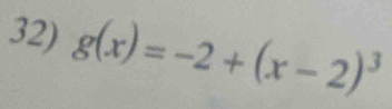 g(x)=-2+(x-2)^3