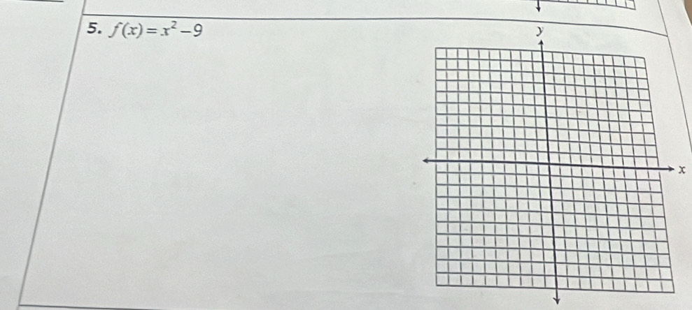 f(x)=x^2-9
x