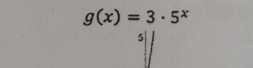 g(x)=3· 5^x
5