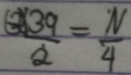  3/2 = N/4 