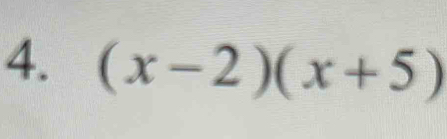 (x-2)(x+5)