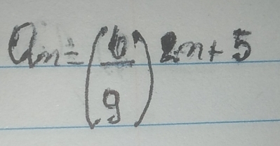 a_n=( 6/9 )^2n+5