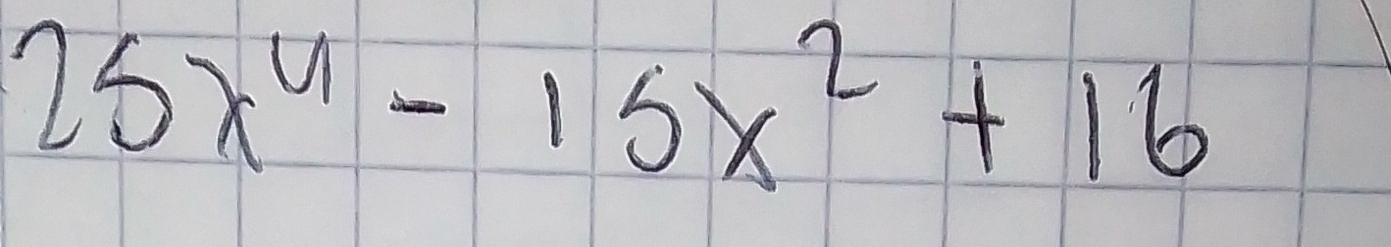 25x^4-15x^2+16