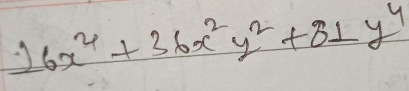 16x^4+36x^2y^2+81y^4