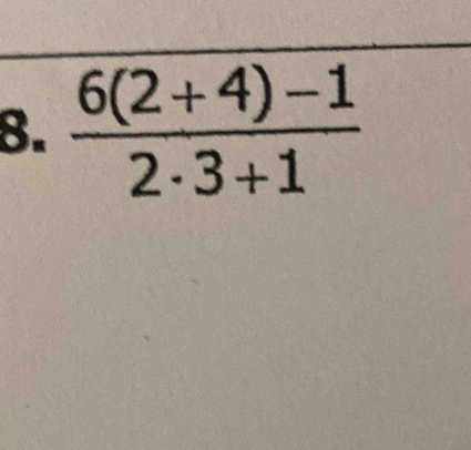  (6(2+4)-1)/2· 3+1 